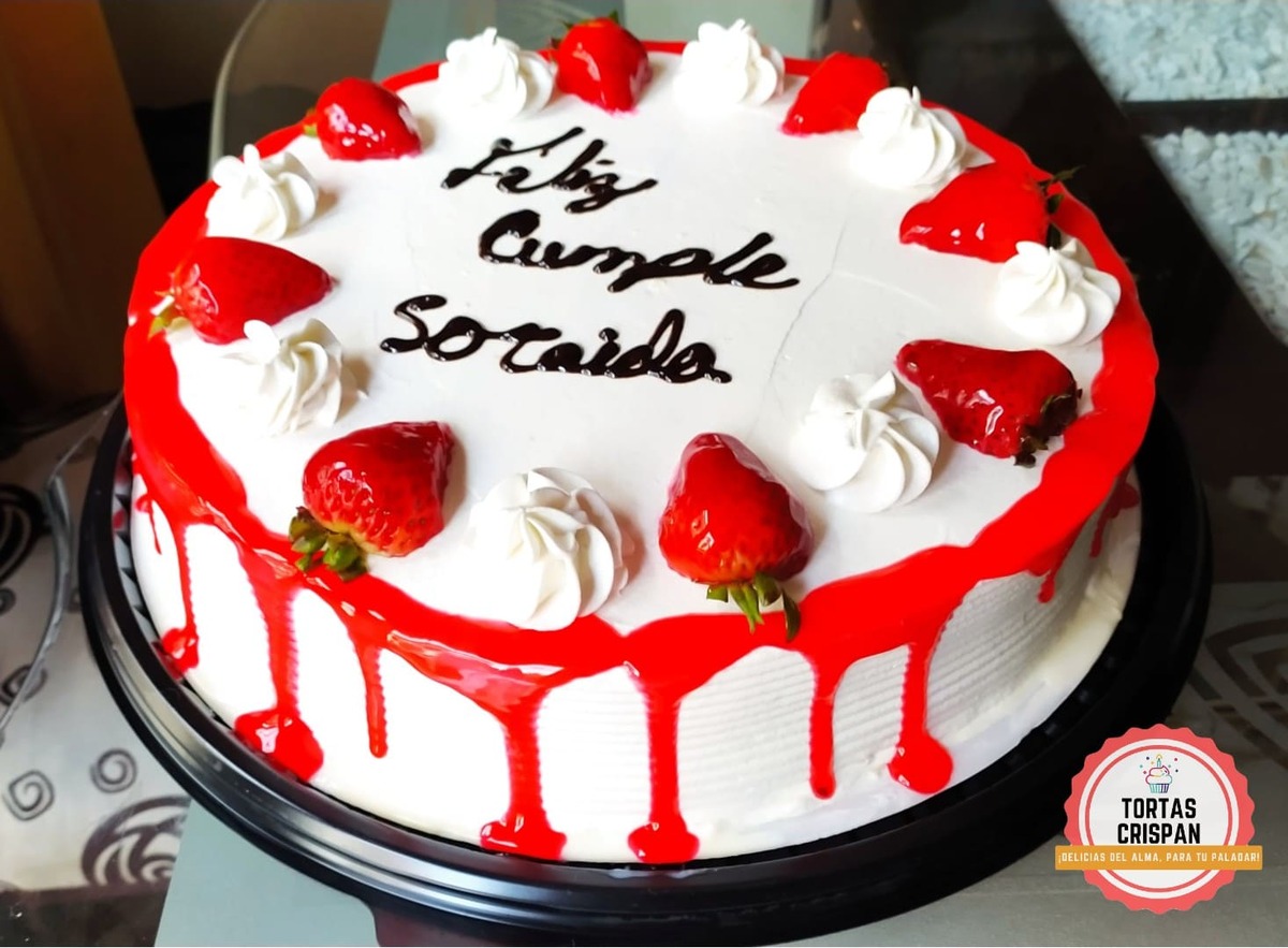 Torta Tres Leches con Fresas – Tortas Crispan